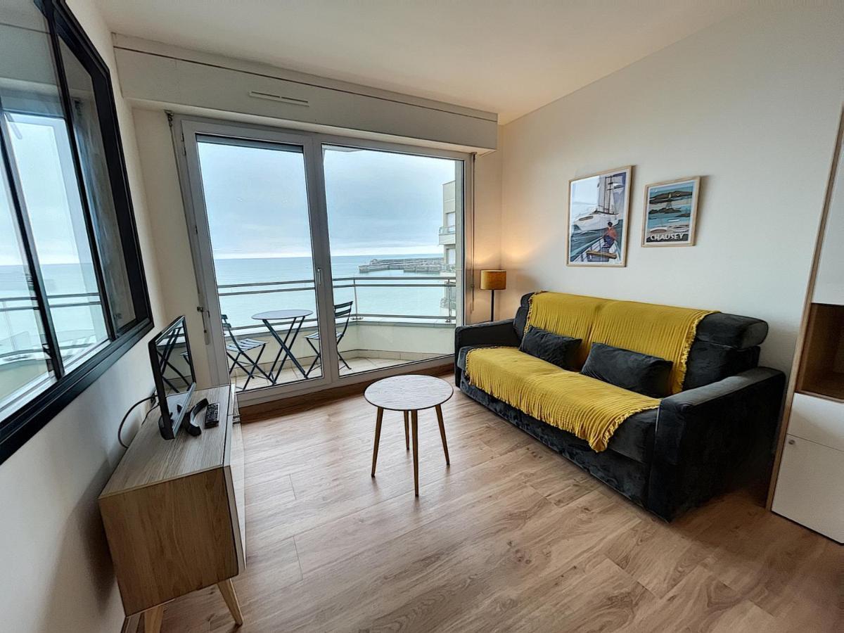 Charmant T2 En Front De Mer, 4 Pers., Ascenseur, Garage, Wi-Fi - Fr-1-361-383 กรองวิลล์ ภายนอก รูปภาพ